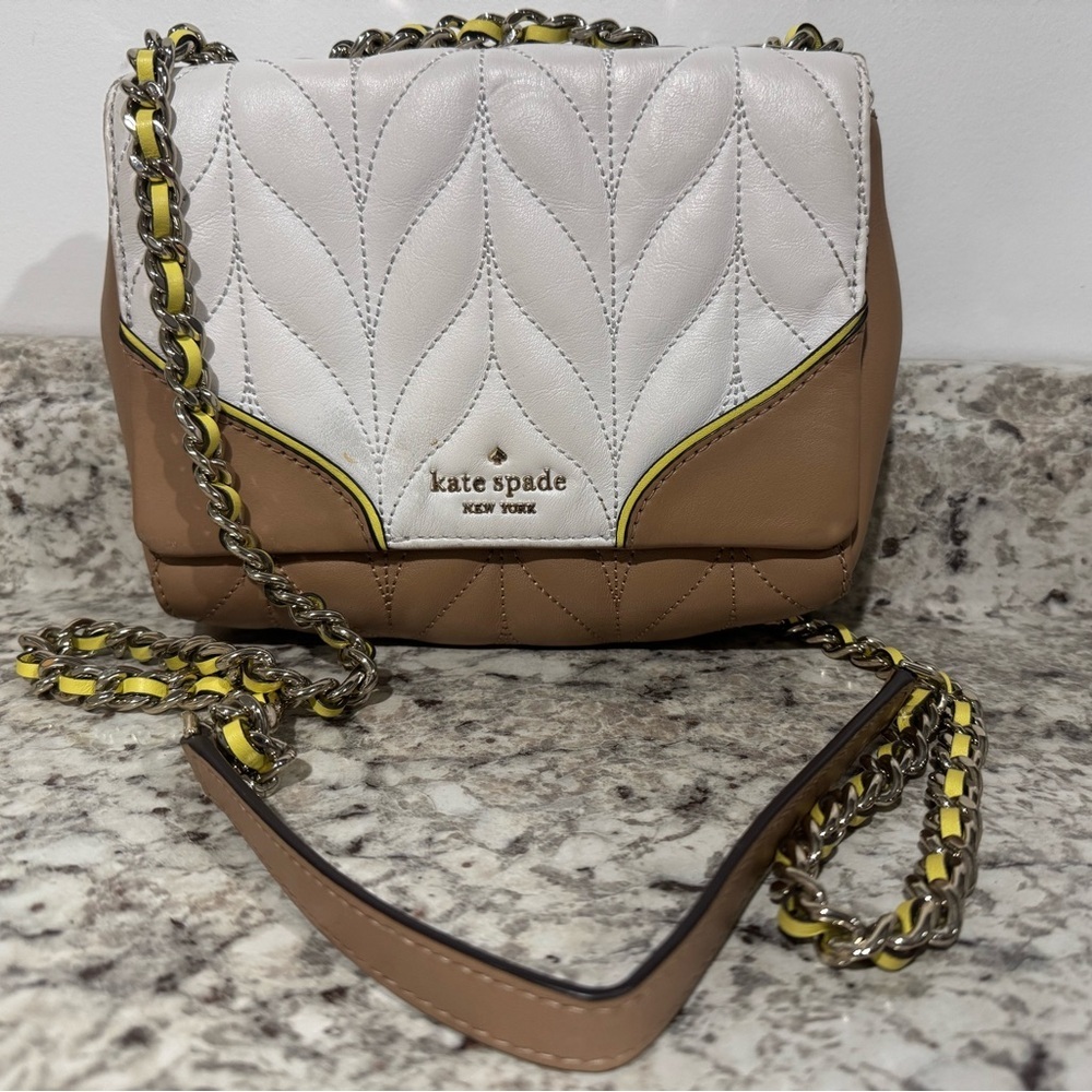 Kate Spade Mini Emelyn Briar Lane Quilted Crossbody bag White Dove multi - Picture 10 of 10